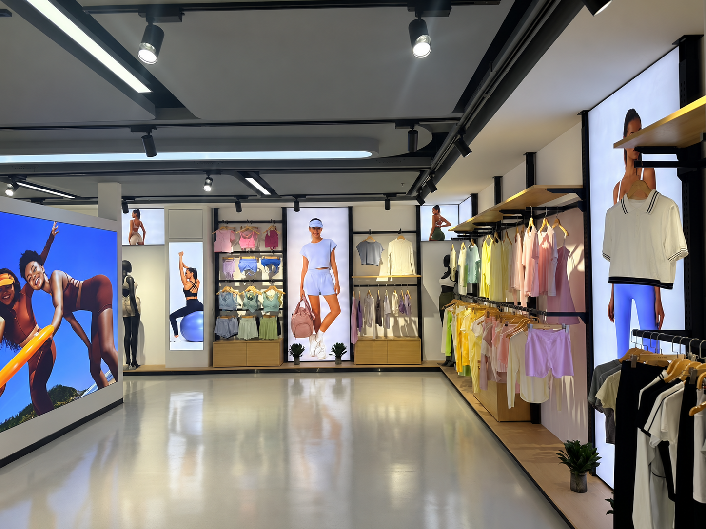 Activewear showroom